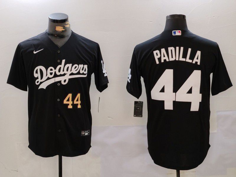 Men Los Angeles Dodgers #44 Padilla Black Game 2024 Nike MLB Jersey style 4->indianapolis colts->NFL Jersey